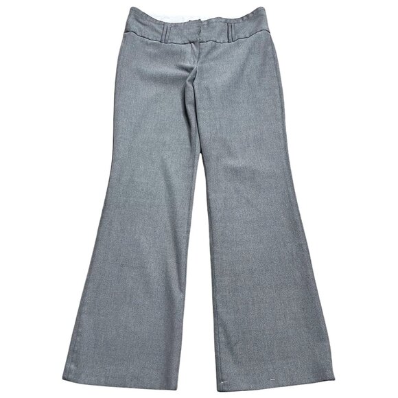 Express Editor Pants Womens Size 6R Grey Bootcut/Flare Career Wear - Picture 1 of 5